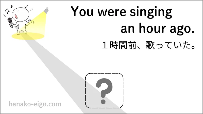 過去進行形の例