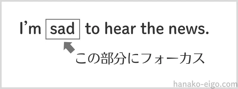 感情を表す言葉にフォーカスした図解